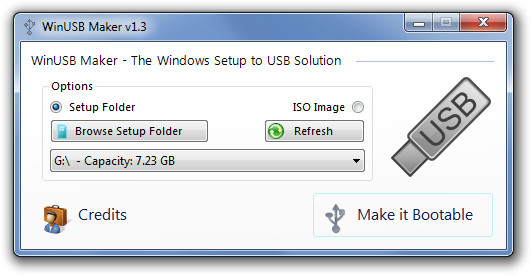 make bootable usb windows 7